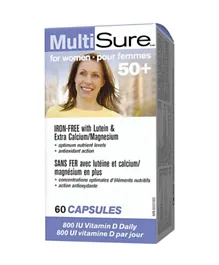 WEBBER NATURALS Multisure Dietary Supplement For Women 50+ - 60 Capsules