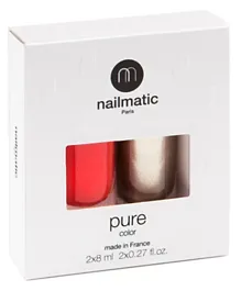 Nailmatic Pure Nail Polish Pure Multicolor Pack of 2 - 16ml