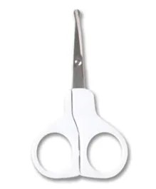 Wee Baby Nail Scissor with Cover - White