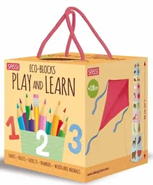 Sassi Eco Blocks Play And Learn - 10 Pieces