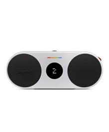 Polaroid P2 Music Player Bluetooth Wireless Portable Speaker - Black & White
