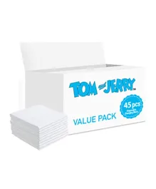 Tom and Jerry Disposable Changing Mats - 45 Pieces