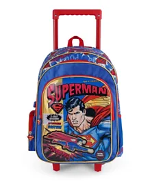 Warner Bros Superman Man Of Tomorrow Trolley Backpack - 16 Inches