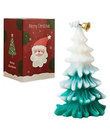 شمعة على شكل شجرة عيد الميلاد المصنوعة يدوياً من هايلاند - أخضر