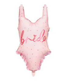 PartyDeco Bride Swimsuit Foil Balloon - Pink