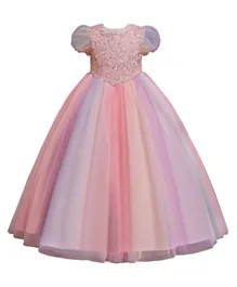 فستان بتصميم أميرات من دي دانيلا - متعدد الألوان