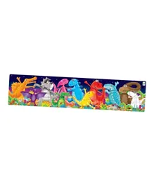 The Learning Journey Long & Tall Puzzles Color Dancing Dinos - 51 Pieces