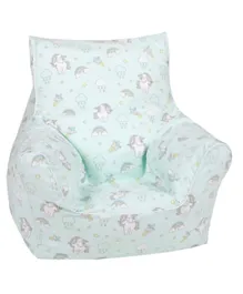 Delsit Bean Chair Unicorns - Mint Green