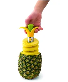 Joie Blossom Pineapple Corer and Slicer - Yellow and Green