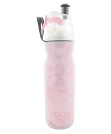 O2Cool Yoga Pink Floral Colors Collection Classic Elite Insulated Arctic squeeze Mist 'N Sip Water Bottle - 590ml