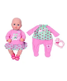 Baby Annabell Doll With Outfit & Rattle - Pink