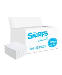 Smurfs Disposable Changing Mats - 30 Pieces