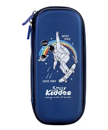 Smily Kiddos Astronaut Theme Small Pencil Case - Blue