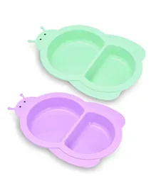 Fissman Silicone Divided Bowl 340mL - Assorted