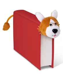 IF Book-Tails Plush Corgi Bookmark, Soft Furry Dangly Tail, for Book Lovers and Kids, Age 3 Years+