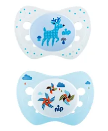 Nip Life Silicone Soothers Deer & Windmill- Pack of 2