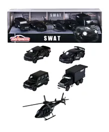Majorette Swat Die Cast Toy Car Set