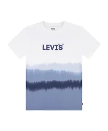 Levi's LVB Lazy Gradient Tee - White & Blue