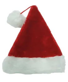 Christmas Magic Child Plush Santa Hat - Red
