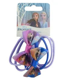 مجموعة ربطات شعر مطاطية بتصميم مستوحى من فيلم Frozen 2 من ديزني - مجموعة من 6 قطع
