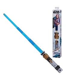 Star Wars Lightsaber Forge Obi-Wan Kenobi Extendable Blue Lightsaber Roleplay Toy