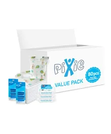 Pixie Disposable Changing Mats  Bibs  Water Wipes  Nappy Bags - Value Pack of 4