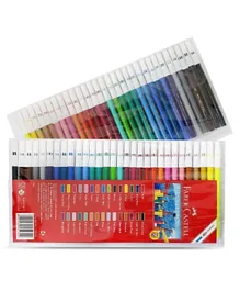 Faber Castell Fibre Tip Colour Pens Multi Color - Set of 30