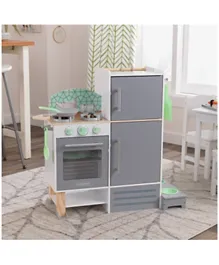 KidKraft 2 in 1 Kitchen and Laundry Playset - Grey