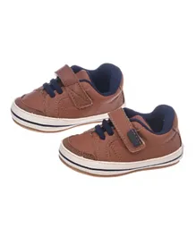 Klin Velcro Closure Shoes - Brown