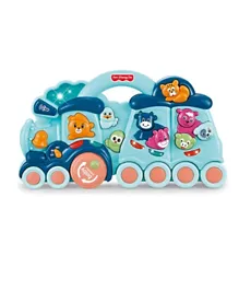 Little Angel Baby Toys Activity Animal Train Play Centre Toy -Blue