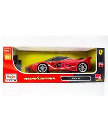 Maisto Scale 1:14 Tech Radio Controlled Ferrari FXX K - Red and Black