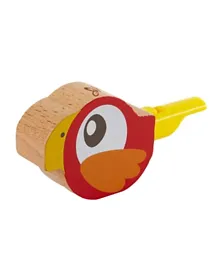 Hape Wooden Bird Call Whistle - Red