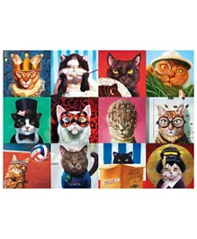 Eurographics Cat Portraits By Lucia Heffernan Multicolour - 1000 Pieces
