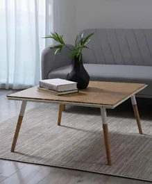 PAN Home Shinola Coffee Table Solid Wood - Natural & White