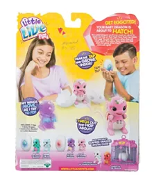 Little Live Pets Hatching Dragon Toy - Pink