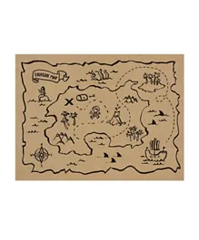 PartyDeco Pirates Party Paper Placemat