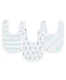 Aden + Anais Essentials Snap Bibs Baby Star Multicolour - Pack of 3