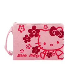 Hello Kitty Pile Flat Pouch Soft Woven iPad Mini Case - Pink