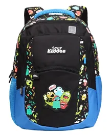 Smily Kiddos Smily Dual Color Backpack - Blue & Black