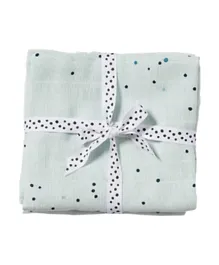 Done By Deer Swaddle Dreamy Dots Blue - Pack Of 2