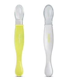 BAYBEE Silicone Baby Feeding Spoon - Pack of 2