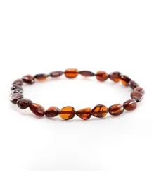 Made by Nature Premium Amber Adult Bracelet - Caramel Beans