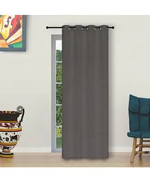 HomeBox Atlanta Single Curtain - Charcoal
