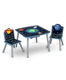 Delta Children Space Adventures Kids Wood Table and Chair Set with Storage -TT87378SA-1223