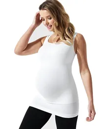 Mums & Bumps Blanqi Maternity Belly Support Tanktop - White