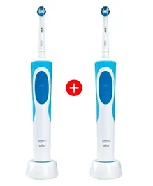 Oral-B Vitality Cross Action Rechargeable Toothbrush - Pack of 2