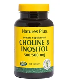 NATURES PLUS Choline And Inositol Tablets - 60 Pieces