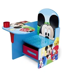 Delta Children Wooden Mickey Mouse Chair Desk with Storage Bin - TC85664MM-1051