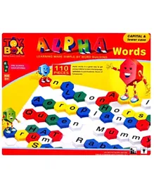 Toy Box Alpha Words Capital & Lower Case - 110 Pieces