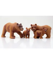 Terra Brown Bear Family Toy - 4 Pieces